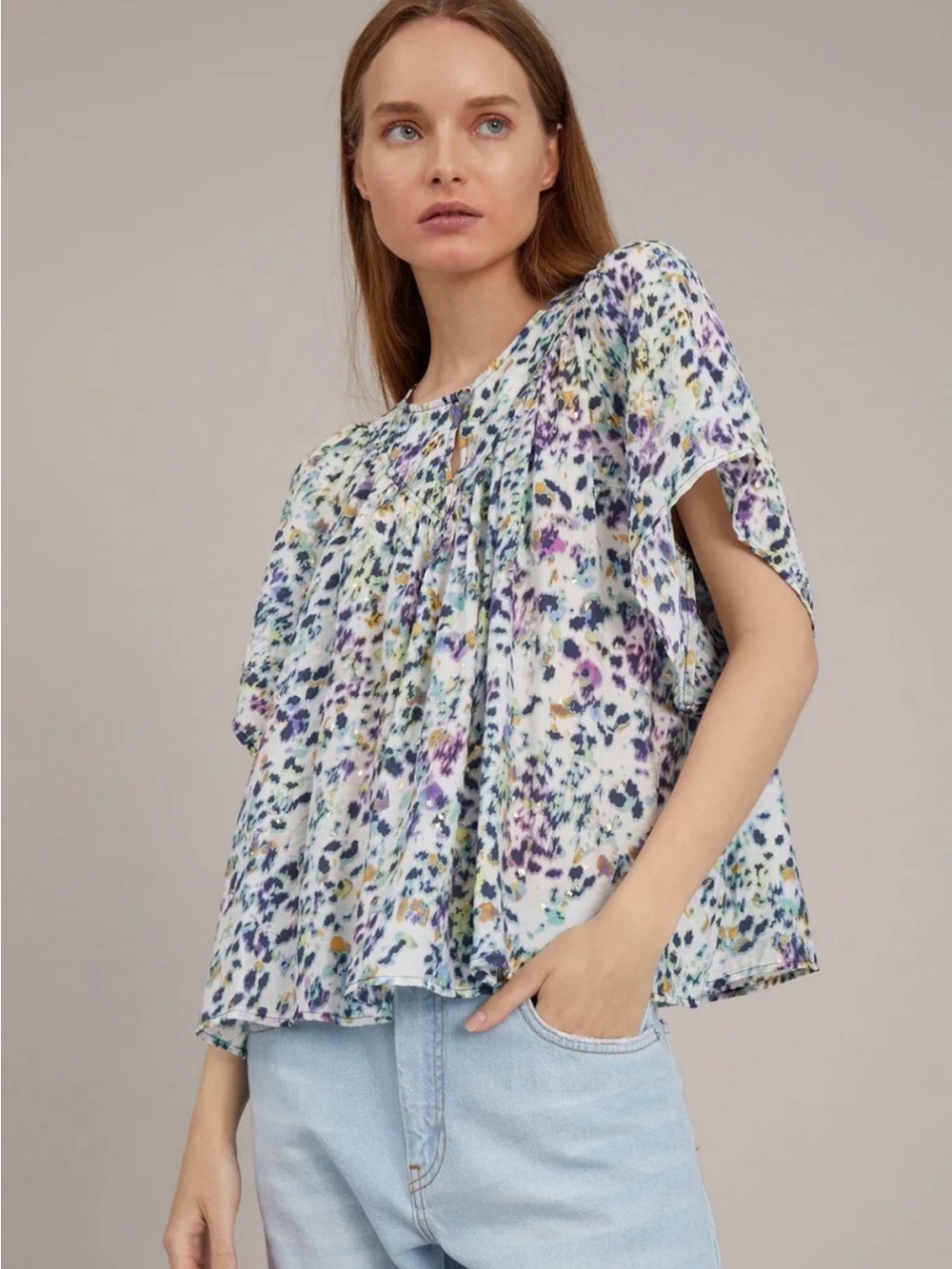 Munthe Vaige Flowy Top EUC